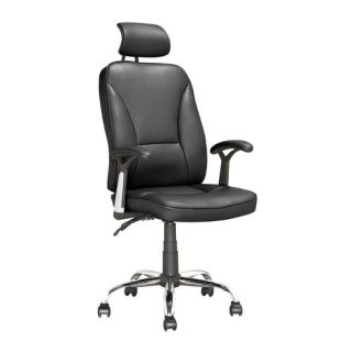 CorLiving Workspace High Back Leather Executive Tilting Office Chair