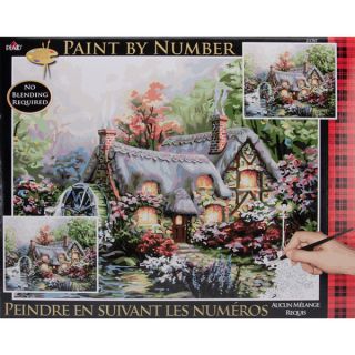 Plaid Paint By Number Kit   Cottage Mill   14052809  