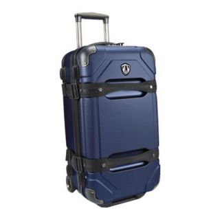 Travelers Choice Maxporter Navy 24 inch Rolling Cargo Trunk Upright