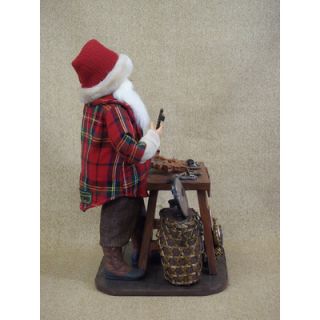 Karen Didion Originals Crakewood Vintage Clock Maker Santa