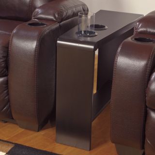 Signature Designs by Ashley Carlyle Almost Black Chair Side End Table