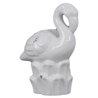 Snow White Ceramic Decorative Bird Figurine