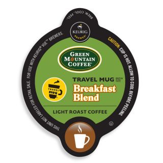 Green Mountain Coffee Breakfast Blend Coffee Travel Mug, Vue Cup