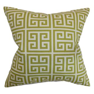 The Pillow Collection Paros Greek Key Pillow   Decorative Pillows