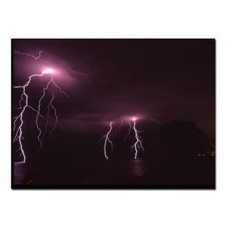 Kurt Shaffer Lake Lightning Canvas Art  ™ Shopping   Top