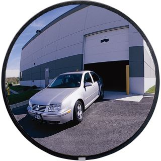 See All Outdoor Convex Safety Mirror — 26in. Dia., Acrylic, 28-Ft. View, Model# PLX026  Security Dome Mirrors