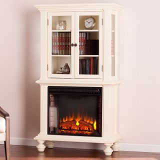 Southern Enterprises Townsend Electric Fireplace Curio   Fireplaces