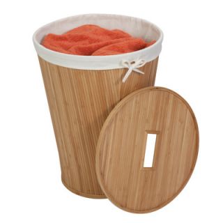 Honey Can Do Bamboo Hamper with Lid