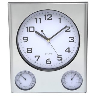 Premium Outdoor Clock and Weather Table Station