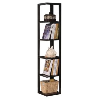 InRoom Designs 64 Corner Bookcase