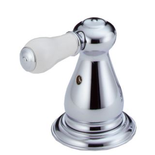 Delta Leland Small Porcelain Handle Kit Bathroom Faucet
