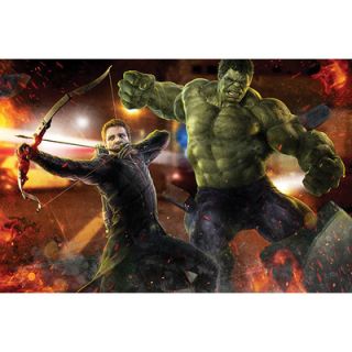 Marvel Comics Hulk Cover and Panel Panoramic Graphic Art on Canvas by