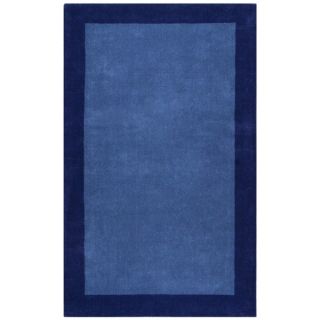 Blue Border Pulse Hand Tufted Wool 4 x 6 Rug   Shopping