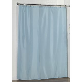Carnation Home Fashions Fabric Shower Curtain Liner with Weighted Bottom Hem   Shower Curtains