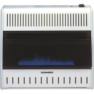 ProCom Vent-Free Dual Fuel Blue Flame Wall Heater — 30,000 BTU, Model# MNSD300TBA