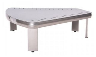 Woodard Metropolis Aluminum Sectional Wedge Table   Patio Accent Tables