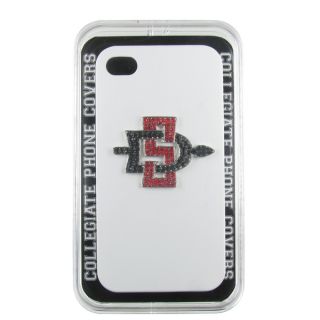 San Diego State Crystal SD White iPhone 4/ 4S case