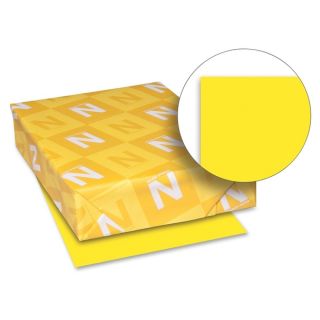 Wausau Paper 65lb. Sun Yellow Card Stock   1 Pack   17453786