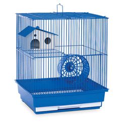 Prevue Pet Products Two Story Blue Hamster/Gerbil Cage SP2010B