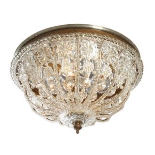 Large Crystal Flush Mount by Chelsea House