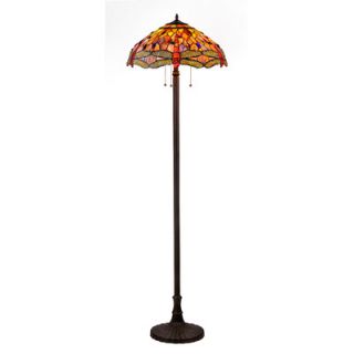 Chloe Lighting Dragonfly 3 Light Floor Lamp