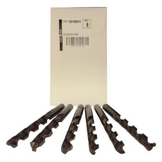 Disston Tool BLU MOL 3/8 inch Black Oxide Drill Bits (Pack of 6)