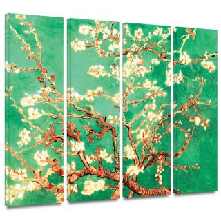 Art Wall Vincent van Gogh 4 Piece Almond Blossom Interpretation in
