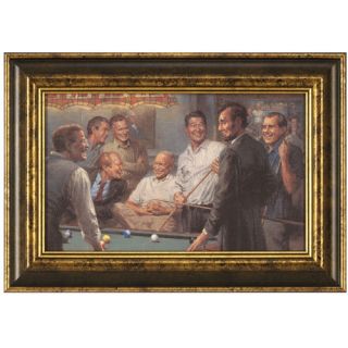 Design Toscano Callin the Blue Replublican Presidents Framed Painting