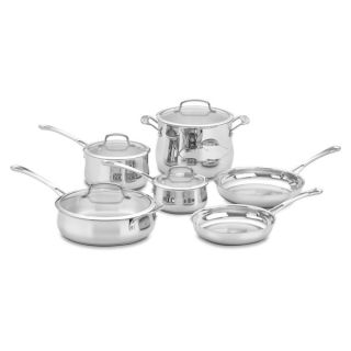 Cuisinart Contour 10 piece Stainless Steel Cookware Set
