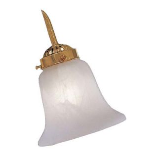 Minka Aire 2.25 Neck Etched Marble Bell Glass Shade