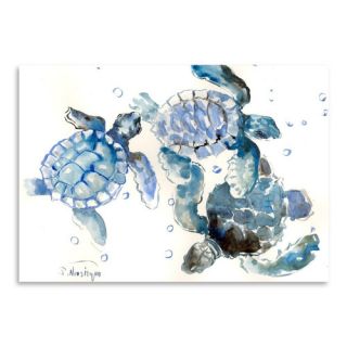 Americanflat Sea Turtles Painting Print