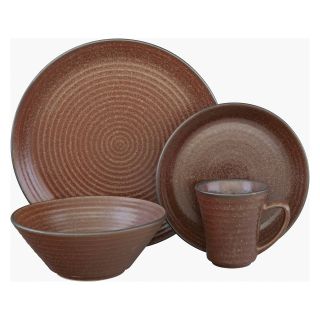 Sango Comet Dinnerware   Sienna   Set of 16   Dinnerware Sets