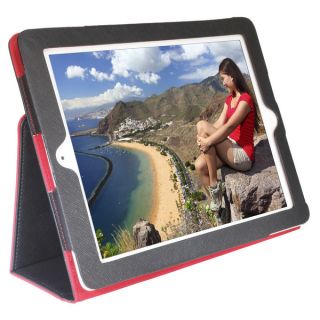 INSTEN Premium Folio Flip Book Style Leather Tablet Case Cover With