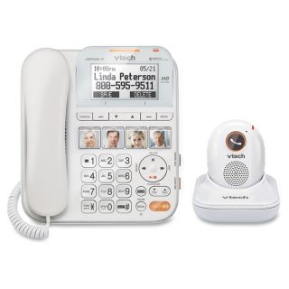 VTech CareLine SN1197 DECT 6.0 Expandable Corded Phone with Answering