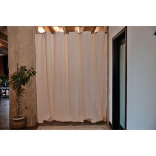 RoomDividersNow White Fabric Curtain Room Divider Do Not Use