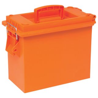 Sport Utility Dry Box – 15in.L x 7 3/4in.W x 11 1/2in.H, With Tray, Orange, Model# 560215  Tool Boxes