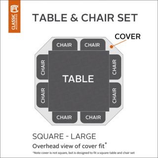 Ravenna Patio Table & Chair Cover by Classic Accessories