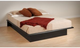 Prepac Full Platform Bed   Black   Platform Beds