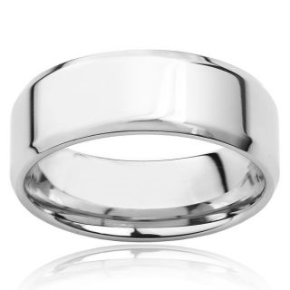 Stainless Steel Flat Band Ring   Shopping
