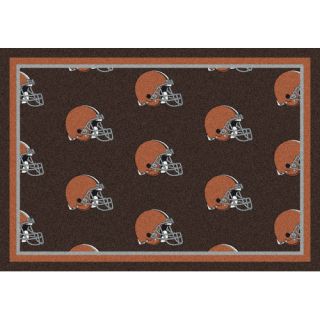NFL Team Repeat Cleveland Browns Football Rug by My Team by Milliken