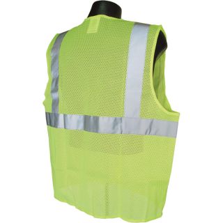 Radian Class 2 Mesh Zip-Front Safety Vest  Safety Vests