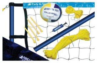 Park & Sun Spiker Sport Steel Volleyball Set   Volleyball Sets