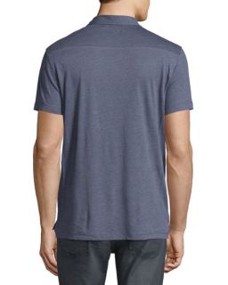John Varvatos Star USA Short Sleeve Polo Shirt, Hydrangea