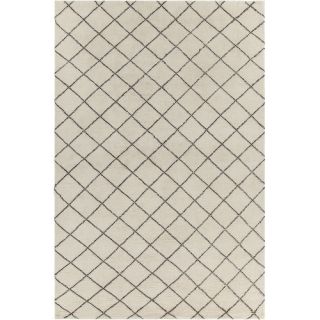 Chandra Rugs Gaia Patterned Contemporary Wool Cream/Brown Area Rug