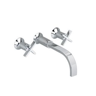 American Standard Berwick Wall Mounted Bathroom Faucet with Double