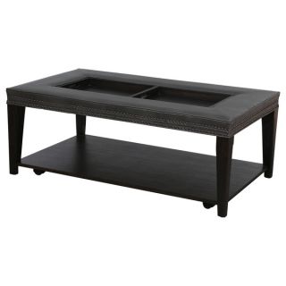 Magnussen Cressley Rectangular Cocktail Table with Casters