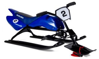Lucky Bums Kids Snow Racer Extreme Sled   Blue   Sleds