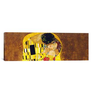 The Kiss by Gustav Klimt Painting Print on Canvas by iCanvas