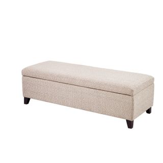 Madison Park Shandra II Bench Storage Ottoman with Tufted Top