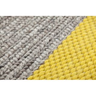 Mangas Space Plait Yellow Area Rug by GAN RUGS